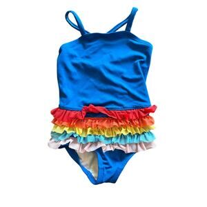 Hanna Andersson Sunblock Tulle ruffle one piece size 3